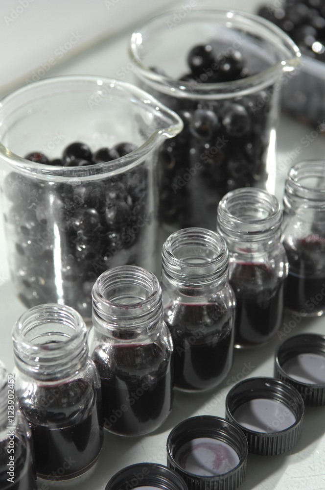 Wine quality control testing in modern laboratory Wine quality control testing in modern laboratory