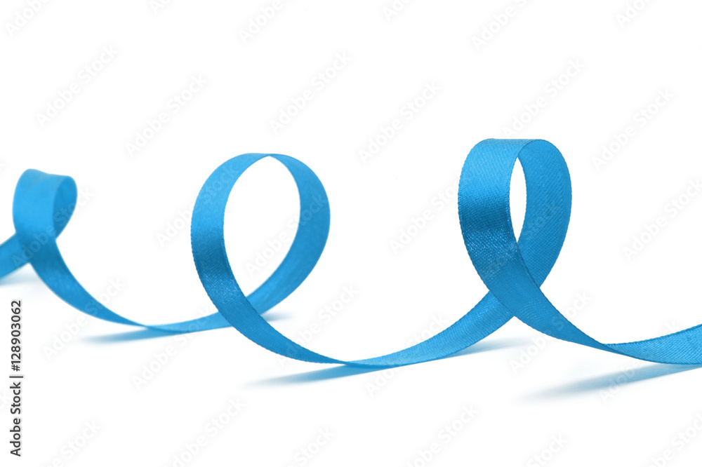blue ribbon on white blue ribbon on white