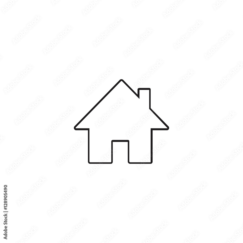 home outline icon vector
