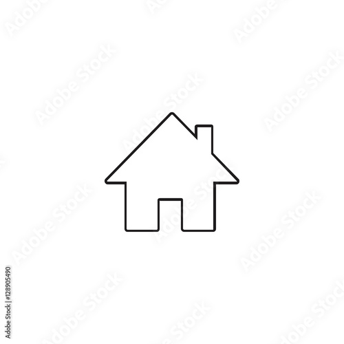 home outline icon vector