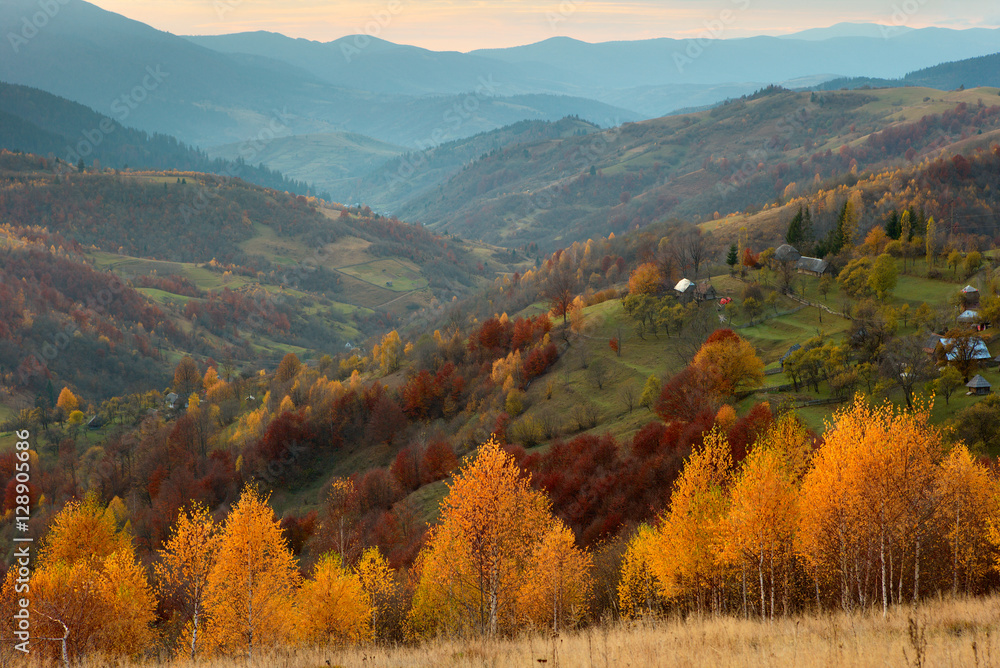 Autumn in the Carpathian mountains Autumn in the Carpathian mountains