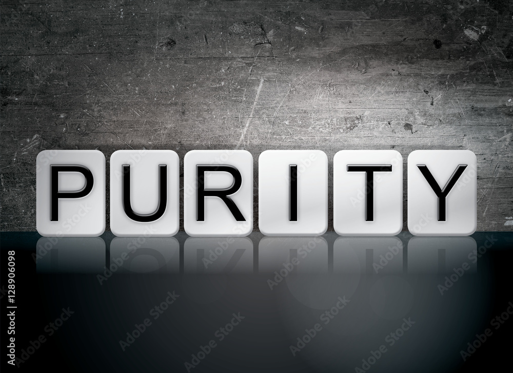 Purity Tiled Letters Concept and Theme