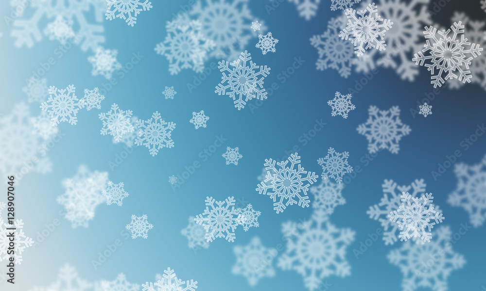 Background with snowflakes Background with snowflakes