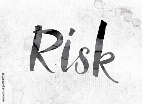 Risk Concept Painted in Ink