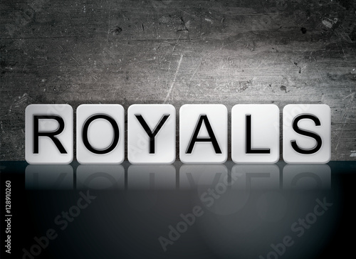 Royals Tiled Letters Concept and Theme