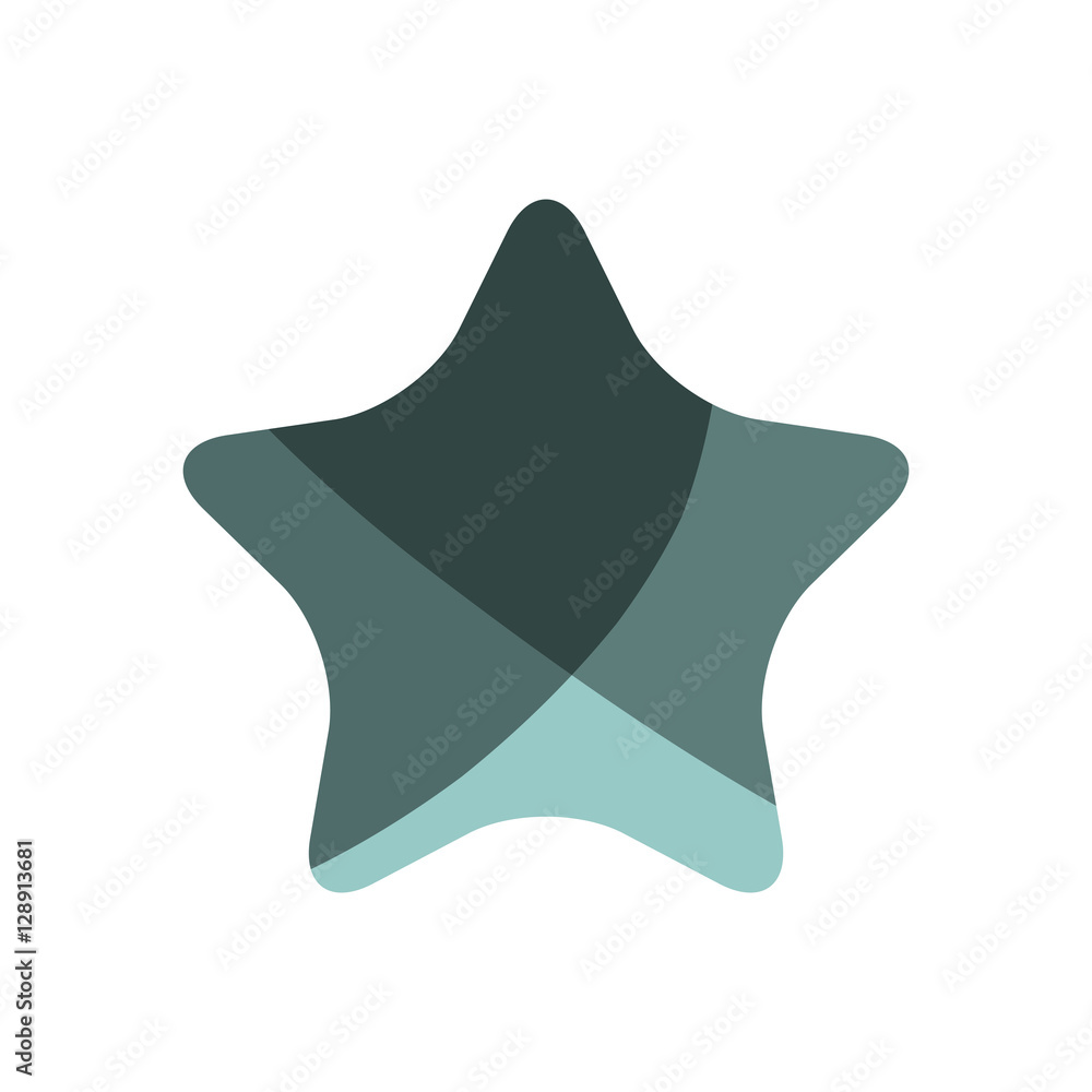 star favorite isolated icon vector illustration design