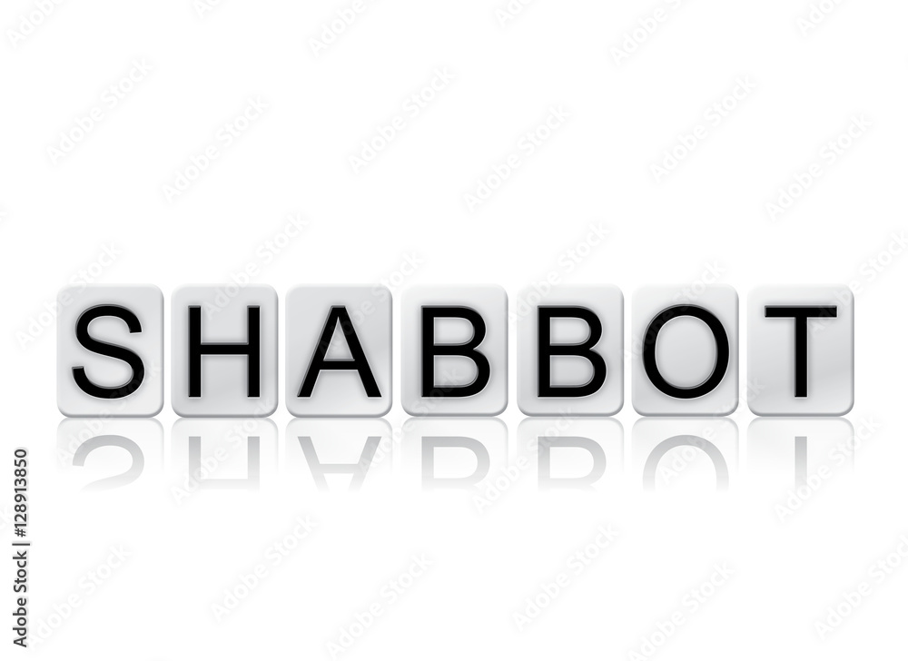 Shabbot Isolated Tiled Letters Concept and Theme Shabbot Isolated Tiled Letters Concept and Theme