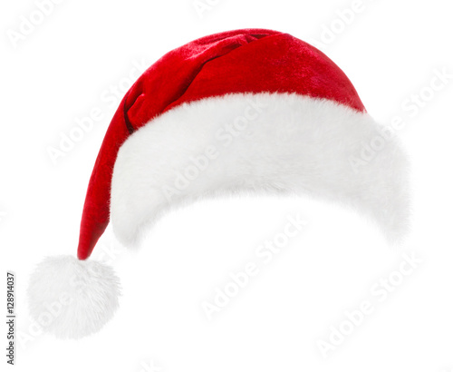 santa hat isolated on white background