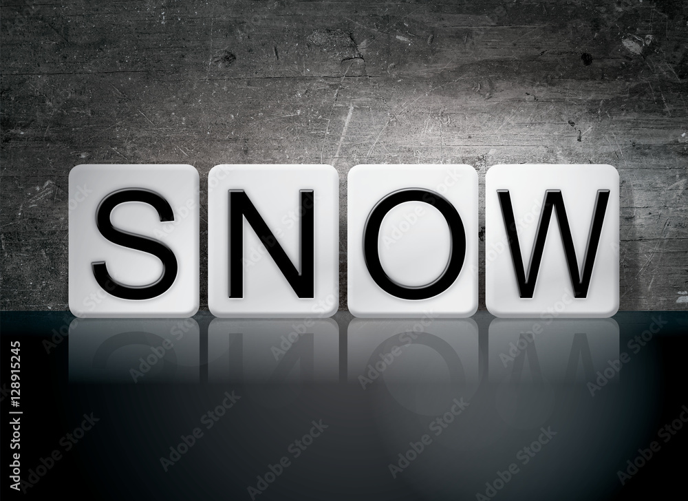 Snow Tiled Letters Concept and Theme