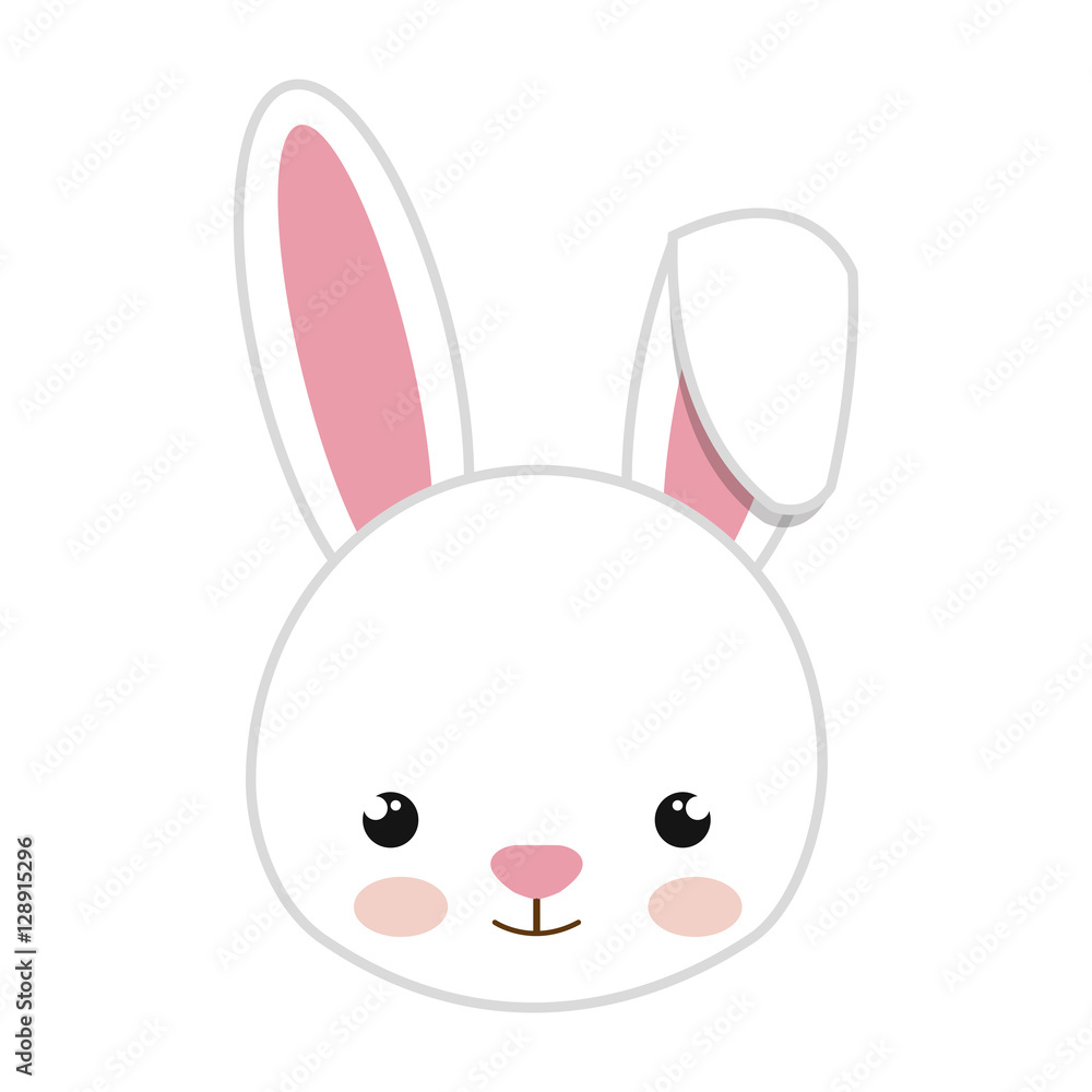 cute little rabbit animal character vector illustration design cute little rabbit animal character vector illustration design