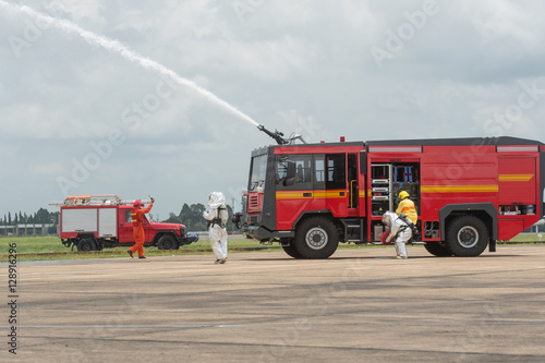 Fire departments & emergency response teams suited up with PPE t