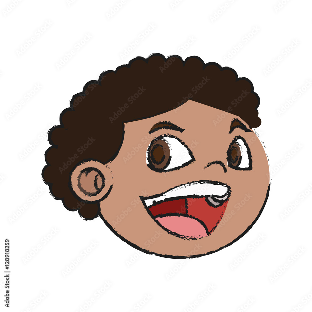 Boy cartoon icon. Kid childhood little and people theme. Isolated design. Vector illustration Boy cartoon icon. Kid childhood little and people theme. Isolated design. Vector illustration