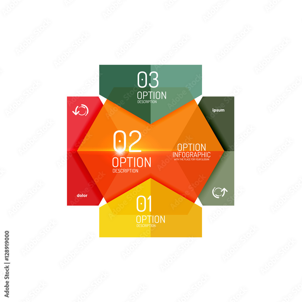 Paper infographic layout design templates Paper infographic layout design templates