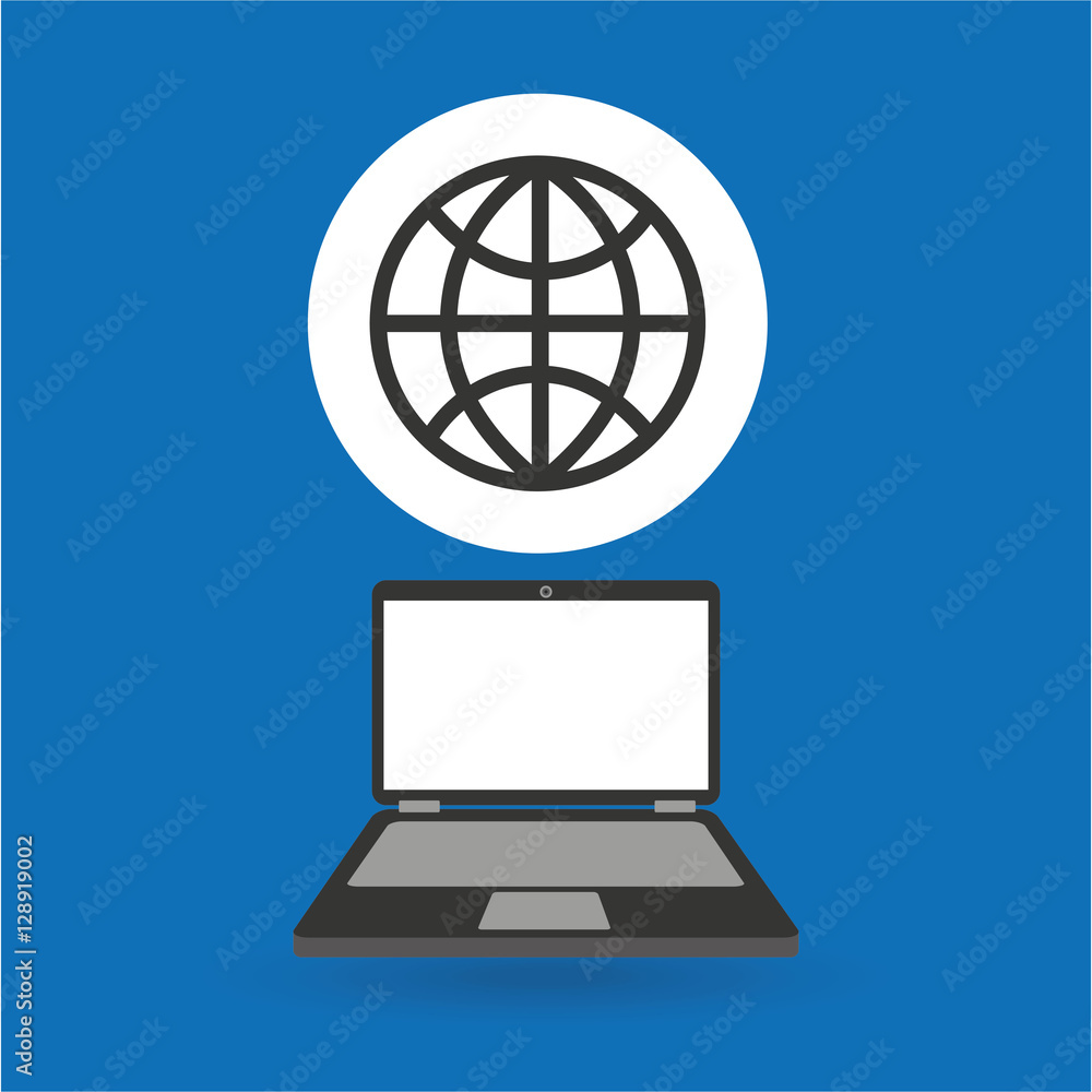 computer analysis data globe world vector illustration eps 10 computer analysis data globe world vector illustration eps 10