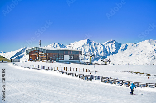 Winter ski resort