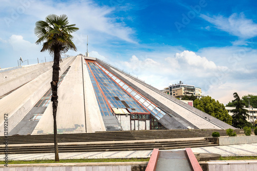 The Pyramid in Tirana, Albania photo