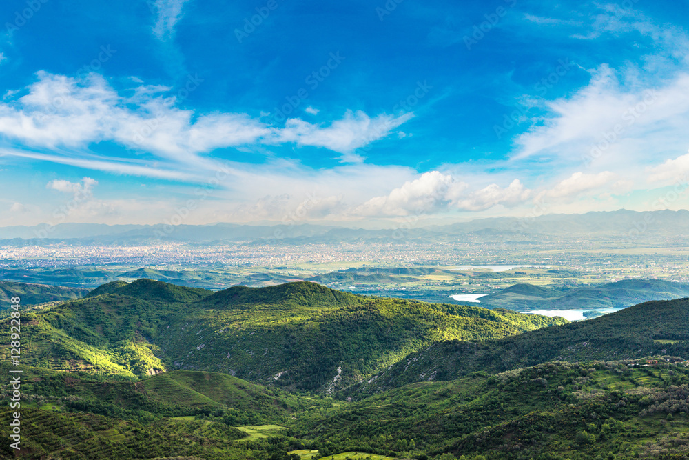 View from Kruja castle, Albania