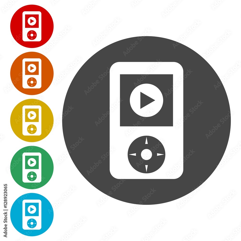 Portable media player, MP3 Player icon 