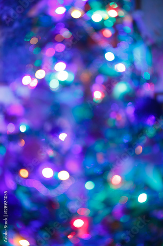 Christmas background blurring