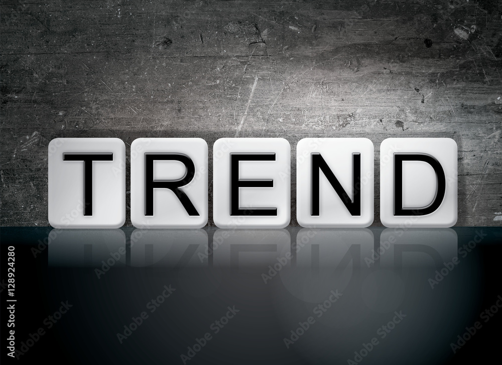 Trend Tiled Letters Concept and Theme