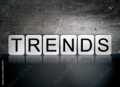 Trends Tiled Letters Concept and Theme