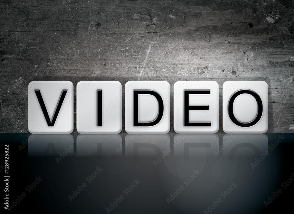 Video Tiled Letters Concept and Theme