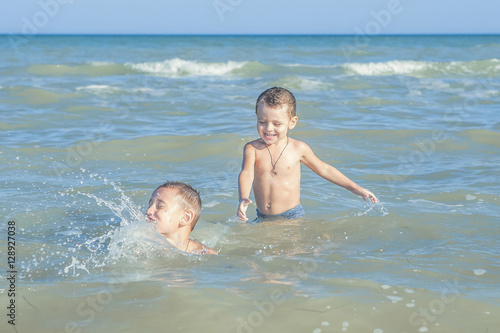 Happy  Children - two boys