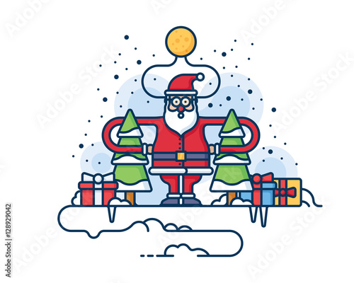 Santa obeys to the Moon