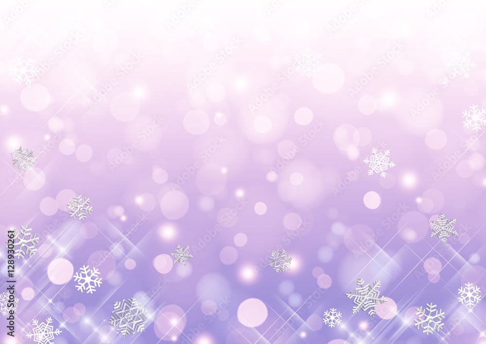 雪の結晶背景 紫 Stock イラスト Adobe Stock