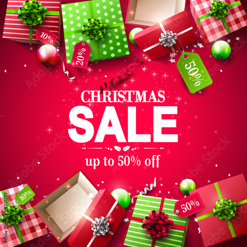 Christmas sale poster