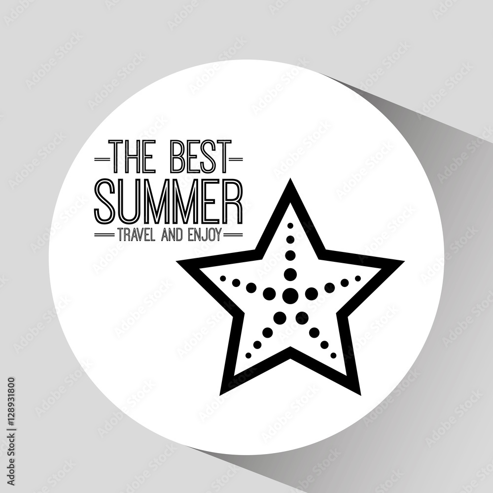 starfish card best summer travel and enjoy vector illustration eps 10 starfish card best summer travel and enjoy vector illustration eps 10