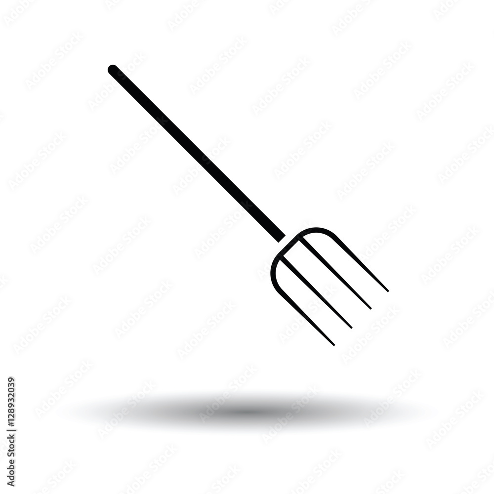 Naklejka premium Pitchfork icon
