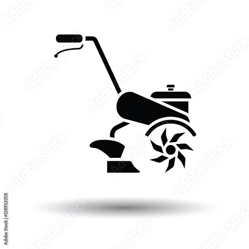 Garden tiller icon