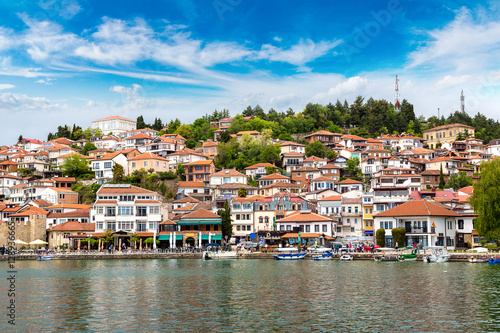 Ohrid city and lake Ohrid, Macedonia © Sergii Figurnyi