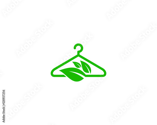 Eco Laundry Logo Design Template