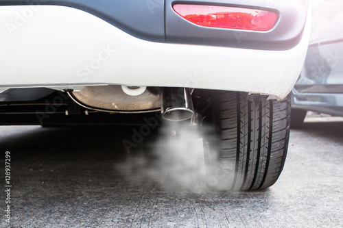 Pipe exhaust car smoke emission photo