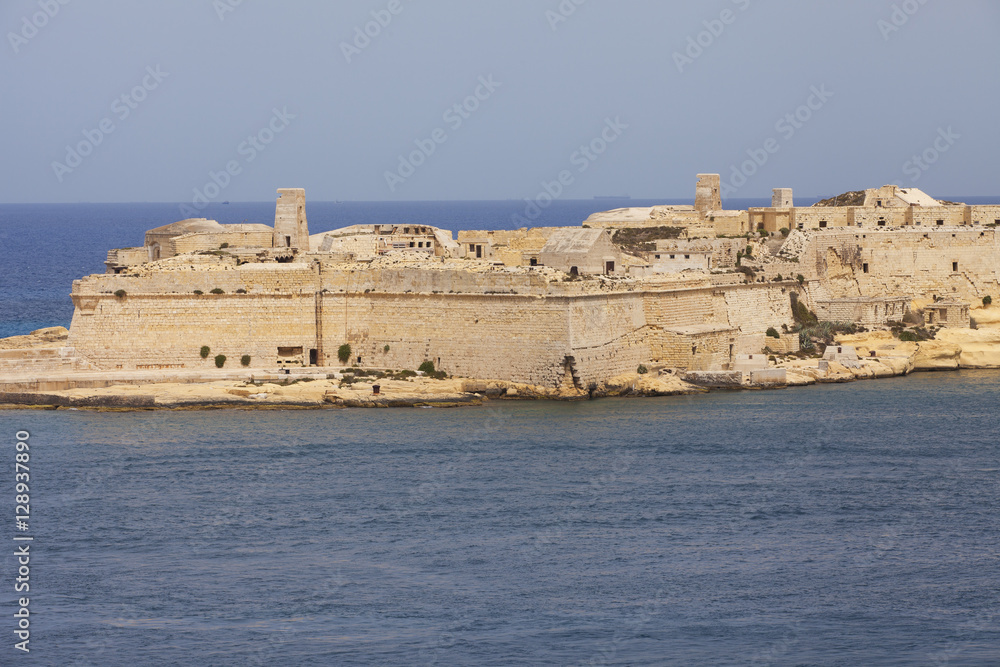 Fort Ricasoli on the island of Malta 