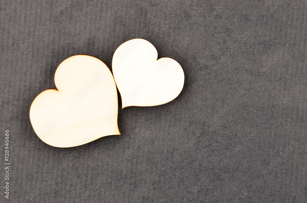 Heart on cardboard background Heart on cardboard background