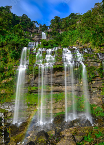 Beautiful waterfall in Lao.