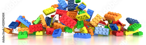 Plastic building blocks