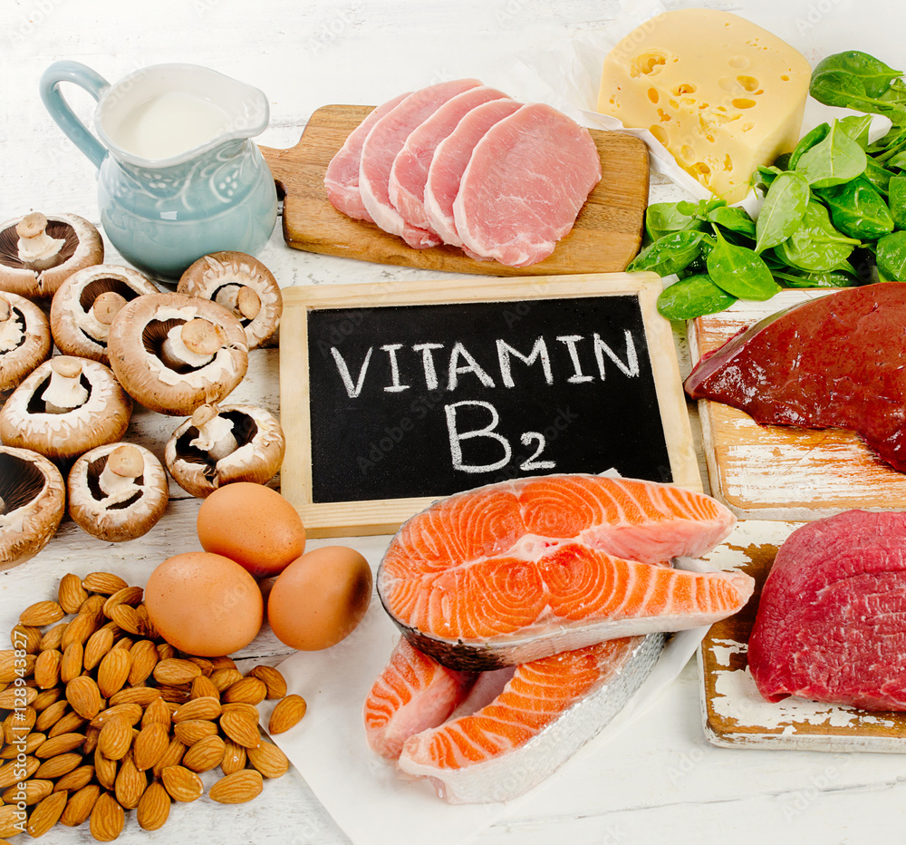 Foods Highest in Vitamin B2 Stock Photo Adobe Stock