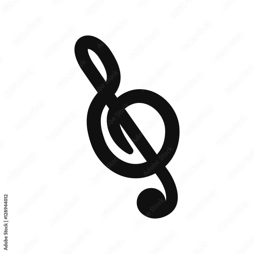 Isolated music note icon vector illustration graphic design Isolated music note icon vector illustration graphic design