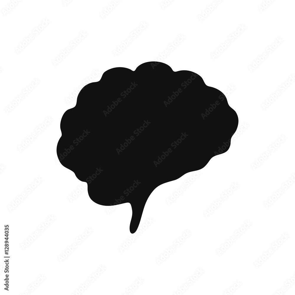 Human brain mind icon vector illustration graphic design Human brain mind icon vector illustration graphic design