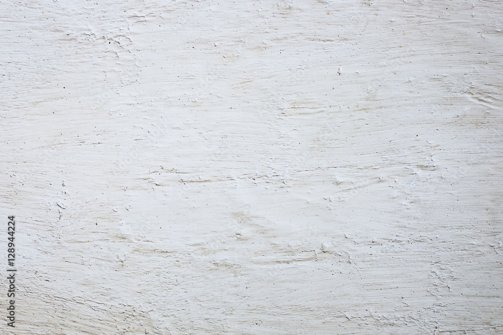 Fototapeta premium Background of old brick white wall texture.