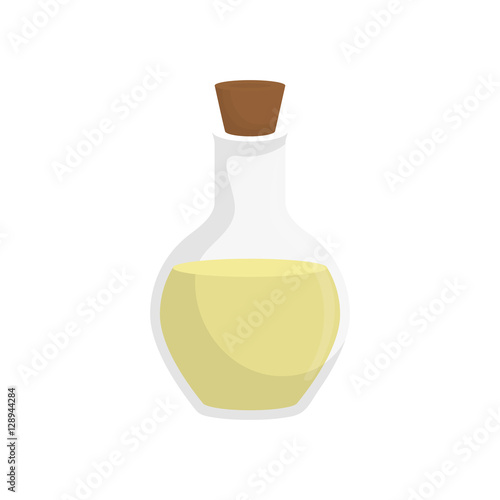 spa oil bottle icon vector illustration graphic design