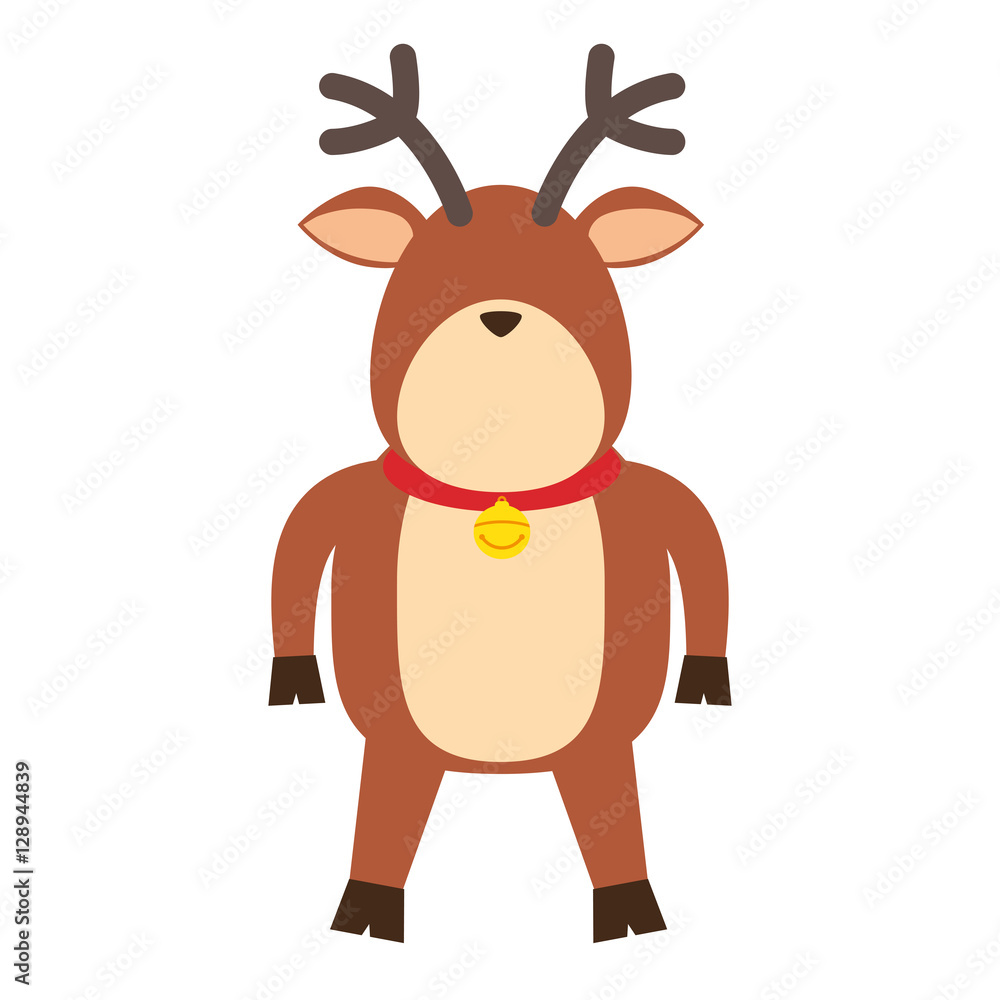 Reindeer xmas cartoon icon vector illustration graphic design Reindeer xmas cartoon icon vector illustration graphic design