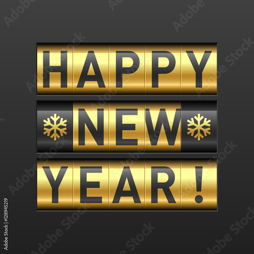 Happy New Year 2017 greetin...
