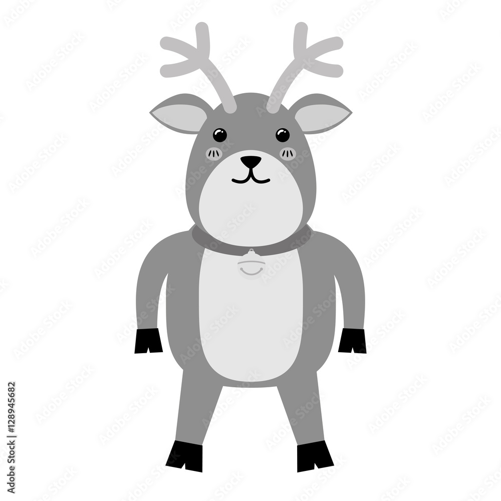 Reindeer xmas cartoon icon vector illustration graphic design Reindeer xmas cartoon icon vector illustration graphic design