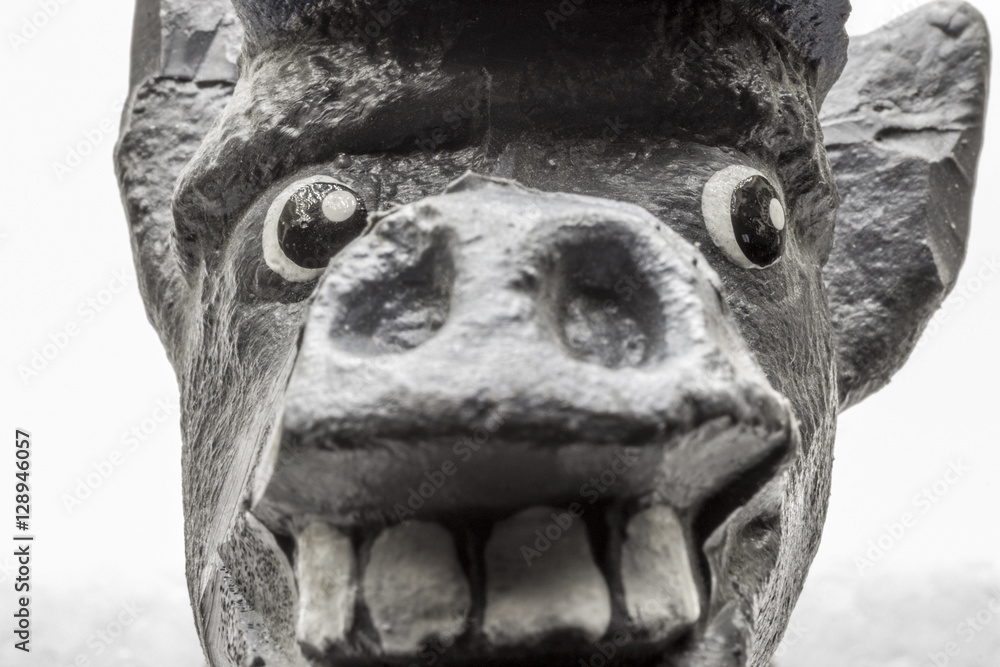 Statuette of a donkey head Stock Photo Adobe Stock