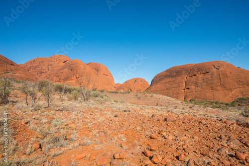 The scenery view in Australian outback area of the Northern Territory state of Australia.